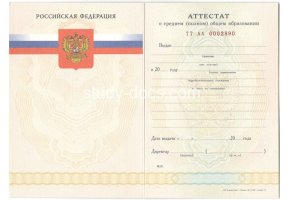 Аттестат за 11 класс 2007-2009 в Березниках